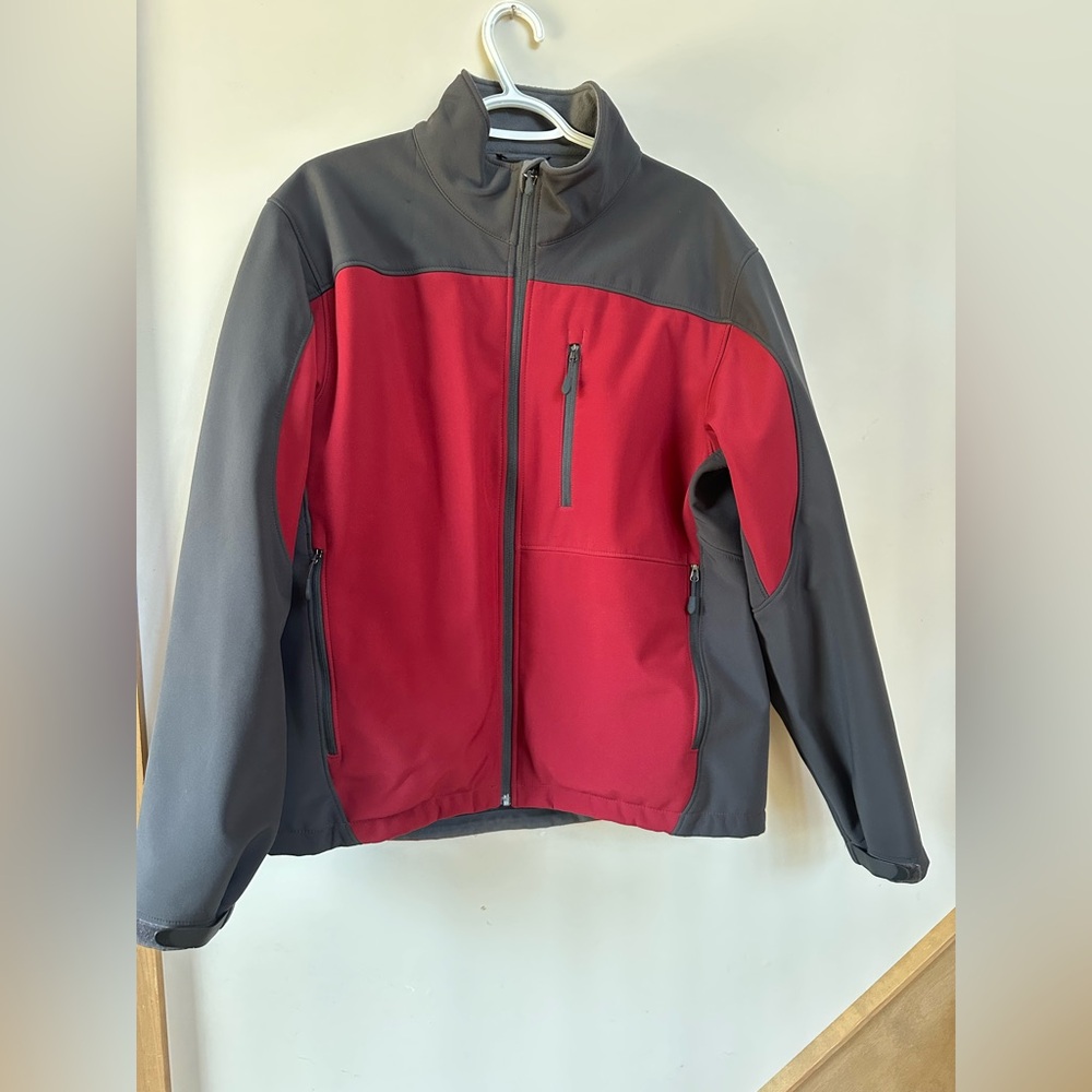 Kirkland Signature Red and Gray Performance Jacket